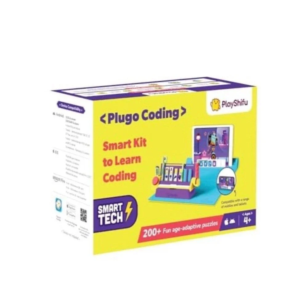 PlayShifu Plugo Coding Kit – STEM Toy for Kids | Interactive Games & Puzzles-NIB